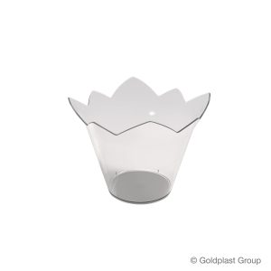 Coppetta Waterlily Trasparente Riutilizzabile  70 mm - 70 cc 25 Pezzi