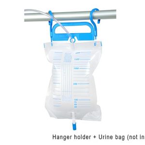 Sostegno per Sacca Urine Blu in ABS DM I - 2