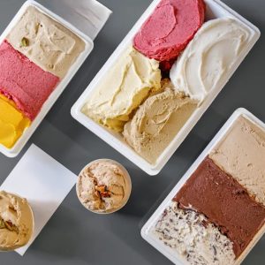 Vaschette Termiche per Gelato da Asporto in Polistirolo + Coperchio 1500Gr 24 Pz - 3