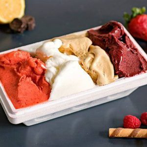 Vaschette Termiche per Gelato da Asporto in Polistirolo + Coperchio 750Gr 60 Pz - 4