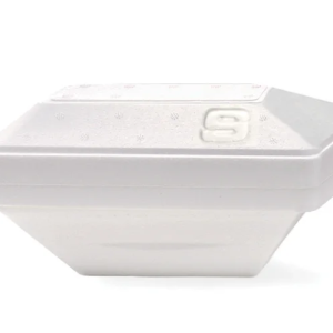 Vaschette Termiche per Gelato da Asporto in Polistirolo + Coperchio 350Gr 60 Pz - 1