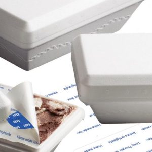 Vaschette Termiche per Gelato da Asporto in Polistirolo + Coperchio 350Gr 60 Pz - 2
