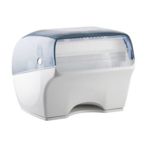 Dispenser Rotoli Asciugamani Bobinotto in ABS Bianco da Appoggio o da Parete