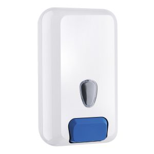 Dispenser Sapone Liquido Manuale Hobelix R in ABS Bianco a Riempimento 3 Lt