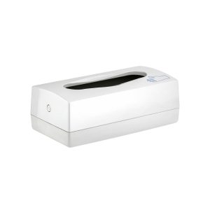 Dispenser per Guanti Monouso in ABS Bianco da Appoggio o da Parete 14x9x27