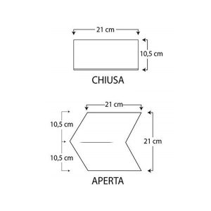 Asciugamani Piegati a V in Pura Cellulosa per Dispenser 2 Veli 21x21 3000 Pezzi - 3
