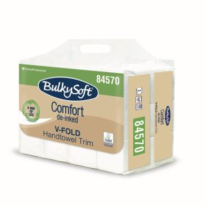 Asciugamani Piegati a V in Pura Cellulosa per Dispenser 2 Veli 21x21 3000 Pezzi