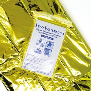 Telo Isotermico in PET laminato in Alluminio Impermeabile 160x210 DM I 100 Pezzi