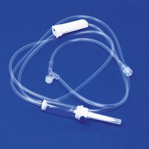 Deflussore a Due Vie Iniezione a Y Latex Free Luer Lock Tubo 150 Cm 25 Pezzi