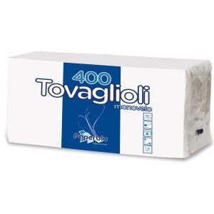 Tovagliolo Monovelo 33x30 Cm in Pura Cellulosa 400 Pezzi