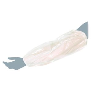 Coprimanica Mnonouso Bianco in  LdPe 100 Pezzi