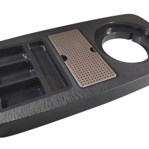 Vassoio Cortesia in ABS Nero per Bollitore, Tazze e Consumabili