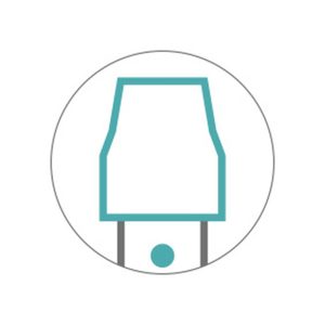 Telaio in Metallo con Snodo e Bocchettone in Plastica 80 Cm - 3