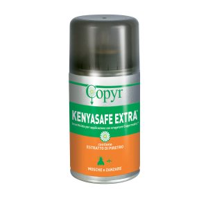 Kenyasafe Extra Insetticida contro Mosche, Zanzare e Insetti Volanti 250 Ml