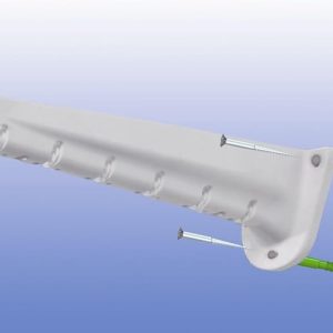 Stendibiancheria a Saliscendi a Parete e Soffitto in Acciaio Plastificato 140 Cm - 3