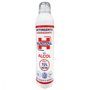 SANITINA Sray Tessuti e Superfici 300 ML con Alcool 75%
