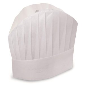 Cappello Il Classico Chiuso Bianco 25 Cm in TNT 10 Pezzi