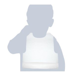 Bavaglio Bimbo in Carta Monouso Impermeabile con Tasca raccoglicibo 100 Pezzi