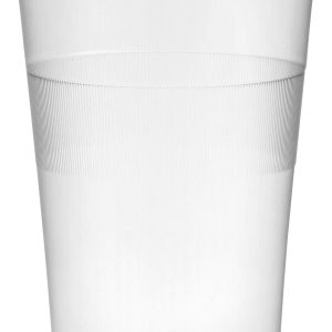 Bicchiere 300 CC Trasparente in Polipropilene Infrangibile Tacca 0,20 L 50 Pezzi