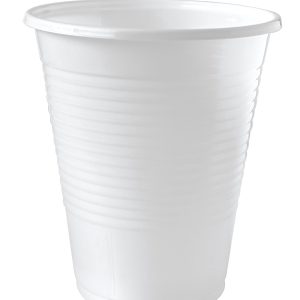 Bicchiere in Polipropilene Bianco 200 CC 100 Pezzi