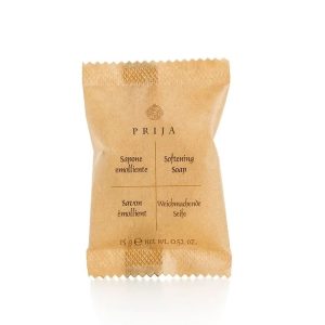 Prija Sapone Vegetale con Logo Inciso in Flow-Pack 15 G - 300 Pezzi