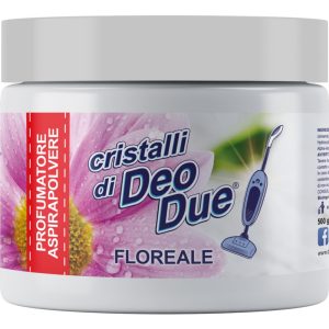 Cristalli Profumati Deo Due per aspirapolvere 500 gr Floreale