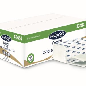 Asciugamani Piegati a Z Pura Cellulosa per Dispenser 2 Veli 3750 Pezzi