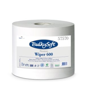 Rotolo Industriale Multiuso 2 Veli Wiper Roll 600 Cellulosa 2000 Strappi 600 Mt
