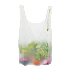 Shopper Maxi con Manici Biodegradabile Compostabile 30+20x60 Rotolo 200 Pezzi - 1