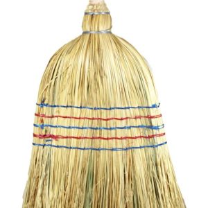 Scopa Saggina da Esterno Resistente con Manico in Legno - 2