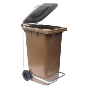Kit Pedale + Anello in Acciaio Zincato per Bidone Raccolta Differenziata 240 LT - 3