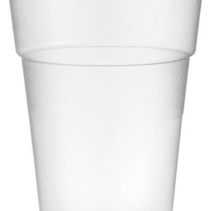 Bicchiere 570 CC Trasparente in Polipropilene Infrangibile Tacca 0,4 L 50 Pezzi