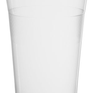 Bicchiere 400 CC Trasparente in Polipropilene Infrangibile Tacca 0,3 L 50 Pezzi