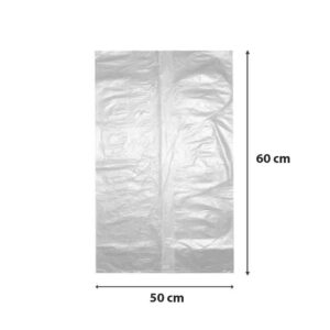 Sacchi Biodegradabili 50x60 Bianchi 30 LT Rotolo da 10 Pezzi - 2