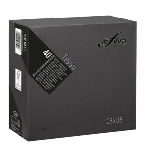 Tovaglioli Vari Colori Tissù 38x38 2 Veli Punta a Punta Pura Cellulosa 40 PZ - 16