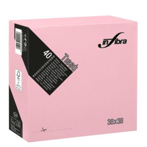 Tovaglioli Vari Colori Tissù 38x38 2 Veli Punta a Punta Pura Cellulosa 40 PZ - 17