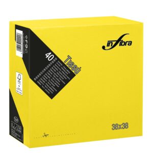 Tovaglioli Vari Colori Tissù 38x38 2 Veli Punta a Punta Pura Cellulosa 40 PZ - 15