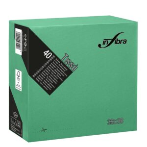 Tovaglioli Vari Colori Tissù 38x38 2 Veli Punta a Punta Pura Cellulosa 40 PZ - 20