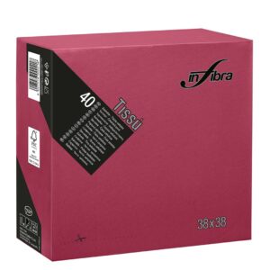 Tovaglioli Vari Colori Tissù 38x38 2 Veli Punta a Punta Pura Cellulosa 40 PZ - 5