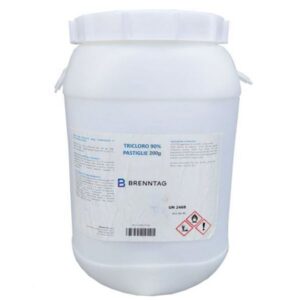 Brenntag Tricloro 90 %  in Pastiglie da 200 Gr Tanica 25 KG