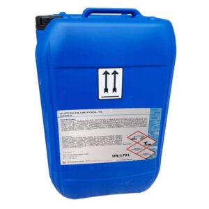 Brenntag Superchlor Ipoclorito di Sodio Liquido 15 % Biocida Tanica da 25 Kg