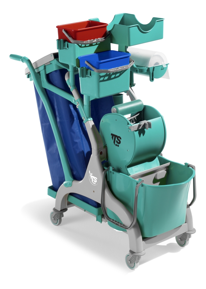 TTS Nick Star 126 Carrello Lavaggio Ergonomico con Strizzatore a Rullo e CAM