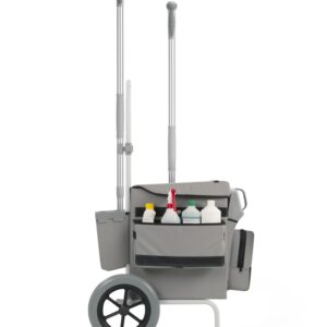 TTS H-Cube Trail Trolley compatto per pulizia camere con ruote grandi  300 mm - 2