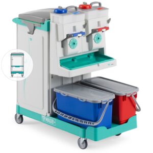 TTS Magic System 850V Carrello Chiuso con Raccolta 90L e Sistema Lavaggio - 1