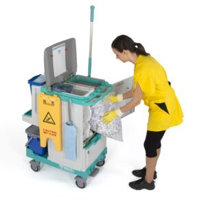 TTS Magic System 850V Carrello Chiuso con Raccolta 90L e Sistema Lavaggio - 2