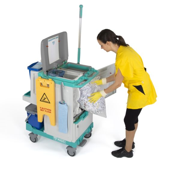 TTS Magic System 850V Carrello Chiuso con Raccolta 90L e Sistema Lavaggio