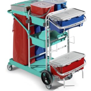 TTS Green Line 1020 Carrello Compatto per Pulizia Sanitaria Professionale
