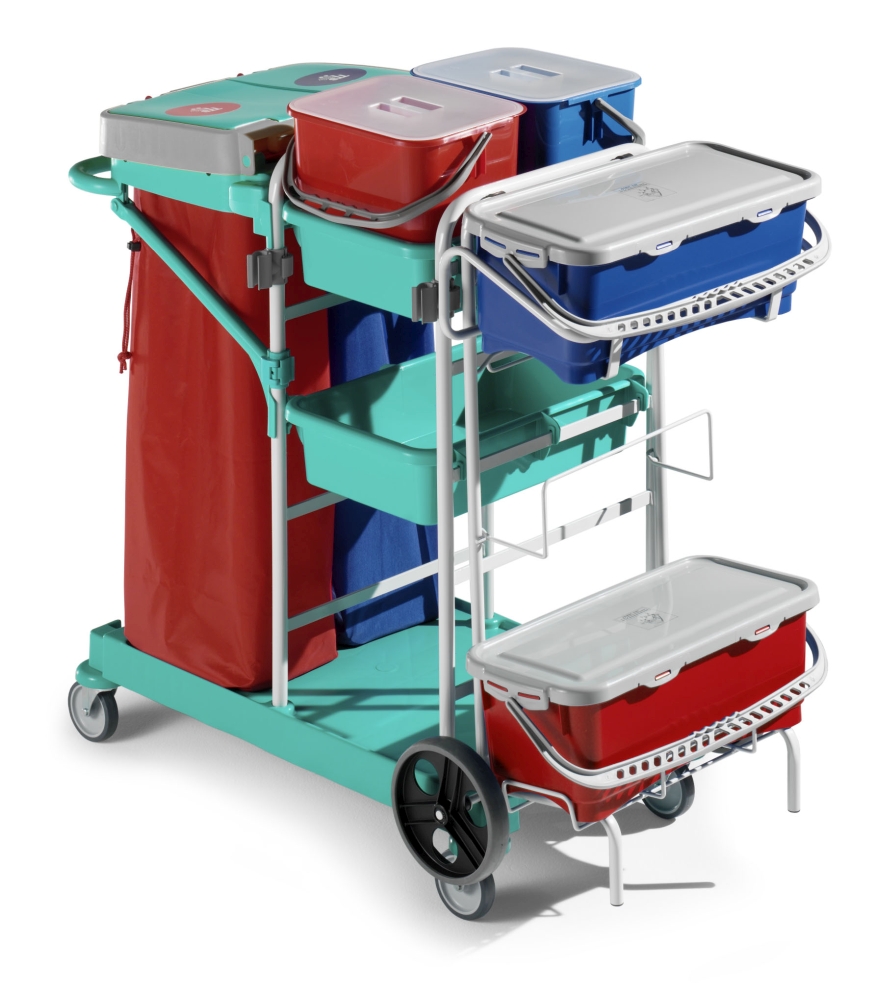 TTS Green Line 1020 Carrello Compatto per Pulizia Sanitaria Professionale