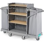 TTS Green Hotel 925 Carrello Housekeeping con Portasacchi Pieghevoli<br />