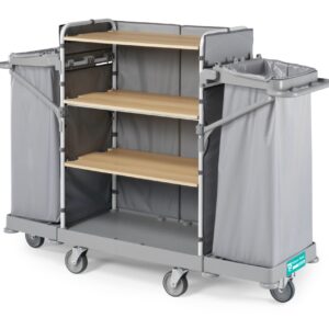 TTS Green Hotel 925 Carrello Housekeeping con Portasacchi Pieghevoli<br />